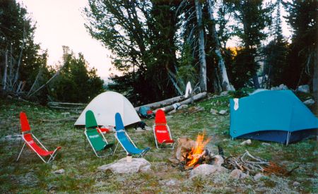 Sling Light chairs at Applebee campsite, 2003